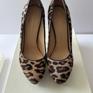 Charlotte Olympia Polly in Leopard, size 39.5